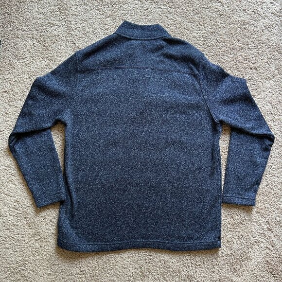 Telluride Clothing Company Quarter Zip Heather Blue Pullover Sweater Size XXL - Picture 2 of 7